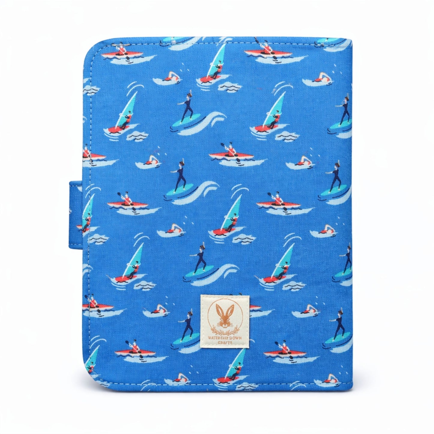 Family Passport Holder Travel Wallet | Multi-Passport & Document Organiser – Blue Surfing