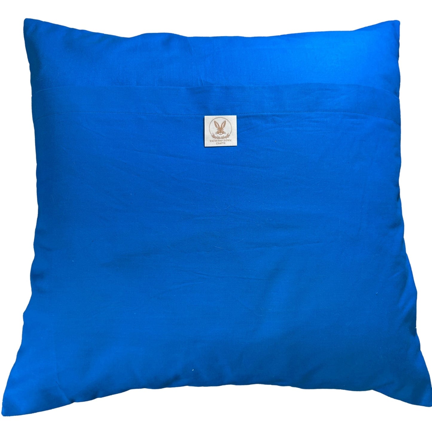 Handcrafted Appliqué Cat Cushion Cover