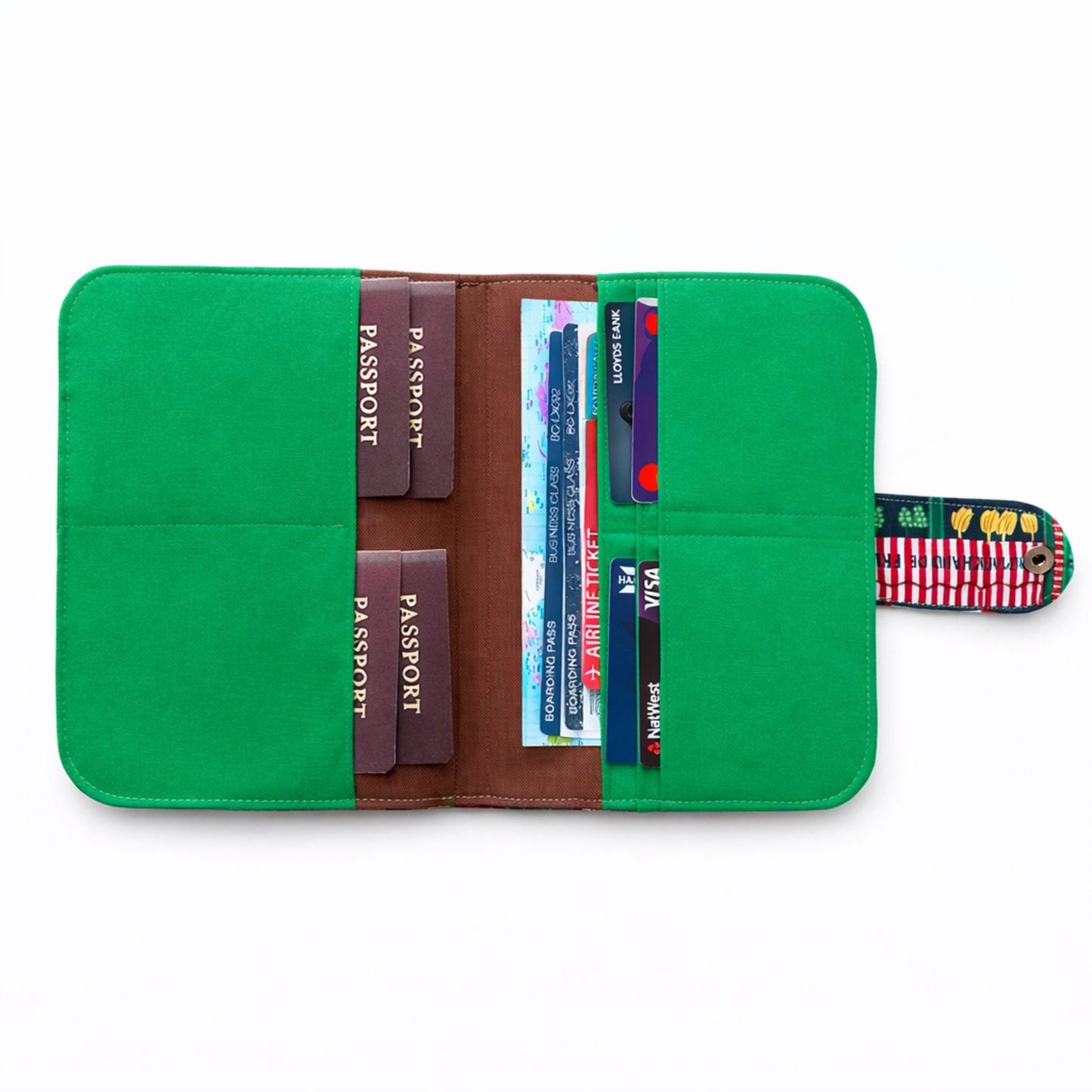 Family Passport Holder Travel Wallet | Multi-Passport & Document Organiser – Paris Market