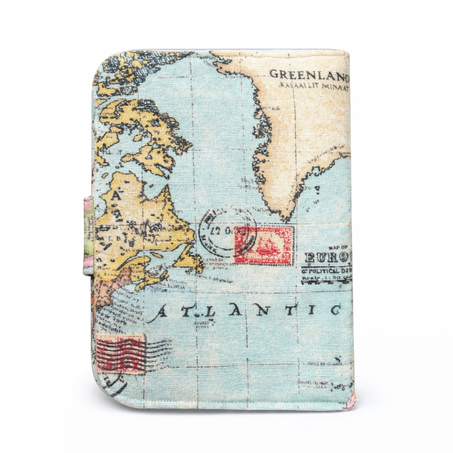 Family Passport Holder Travel Wallet | Multi-Passport & Document Organiser – Vintage World Map