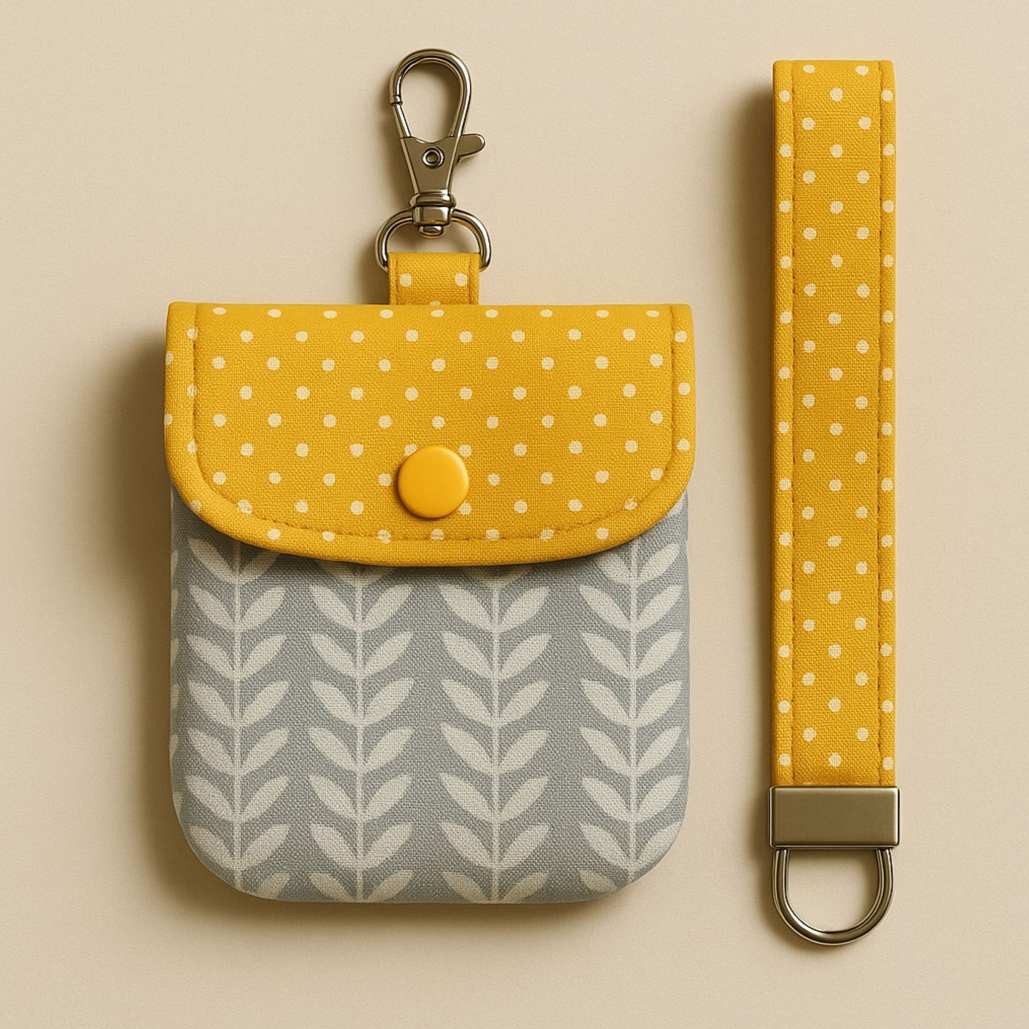 Coin Purse & Wristlet Strap Sewing Pattern Bundle (PDF)