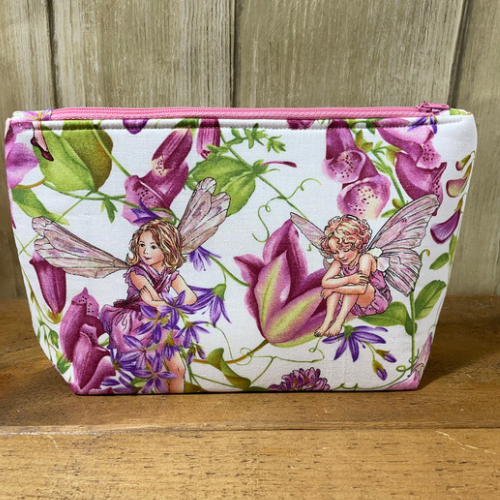 Handmade Zipper Pouch - Fairies