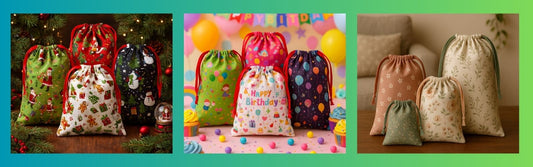 How to Make a Simple Drawstring Gift Bag (Beginner-Friendly Sewing Project)