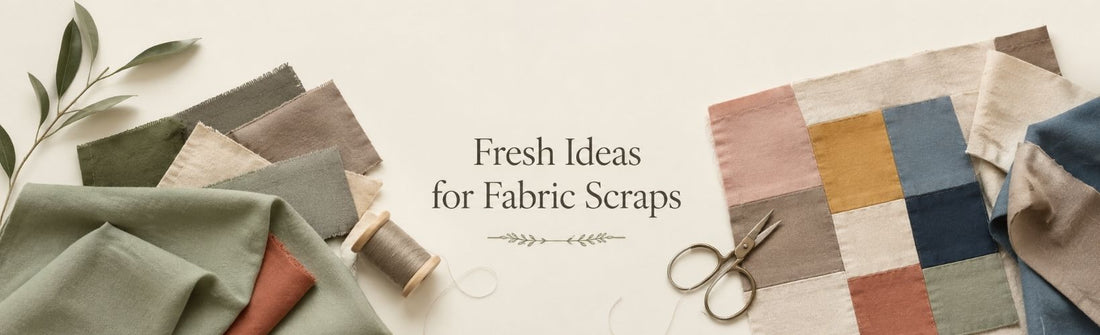 Upcycle Fabric Scraps: 6 Easy, Useful Ideas (and What to Do With the Teeny Bits)