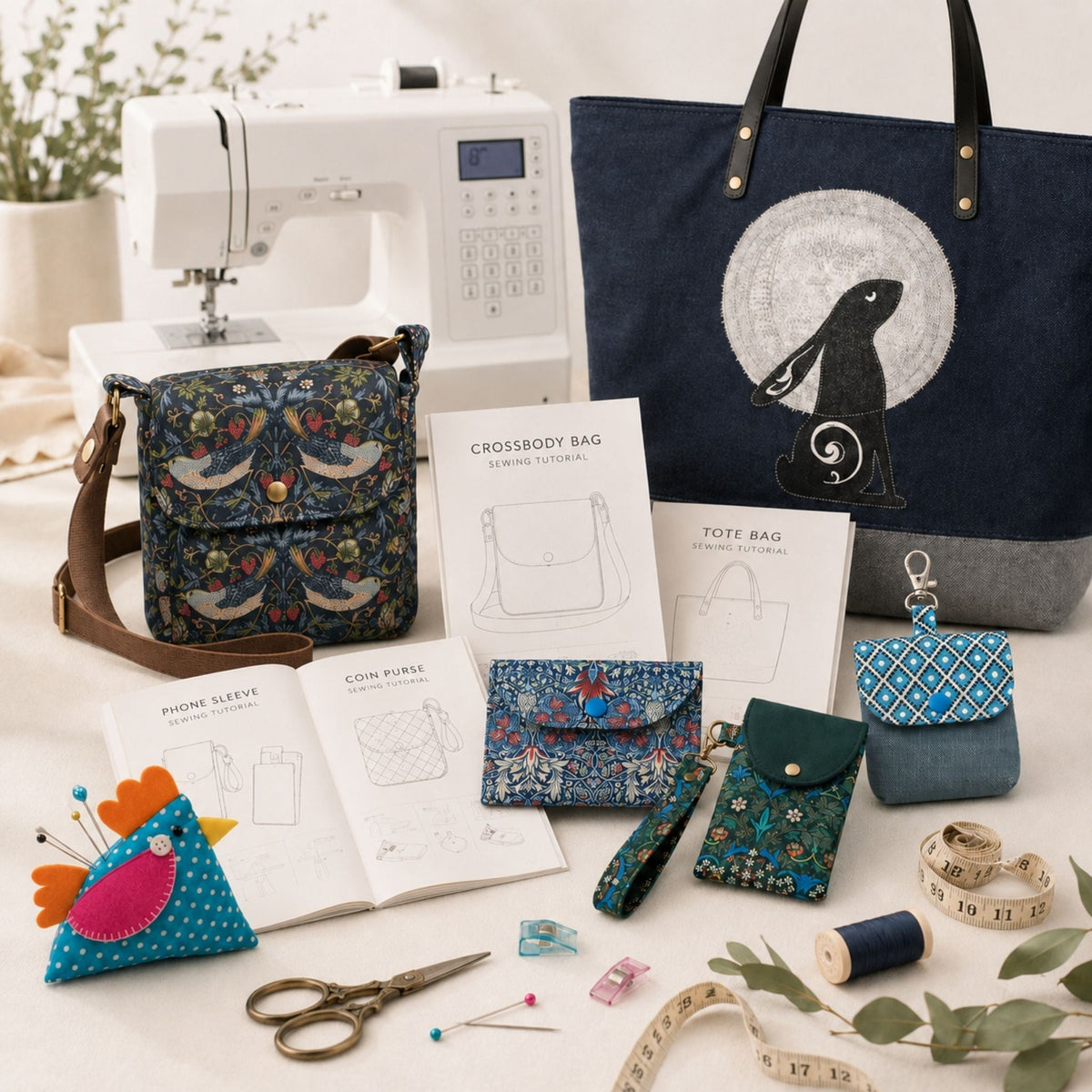 Collection of handmade Items from Watership Down Crafts