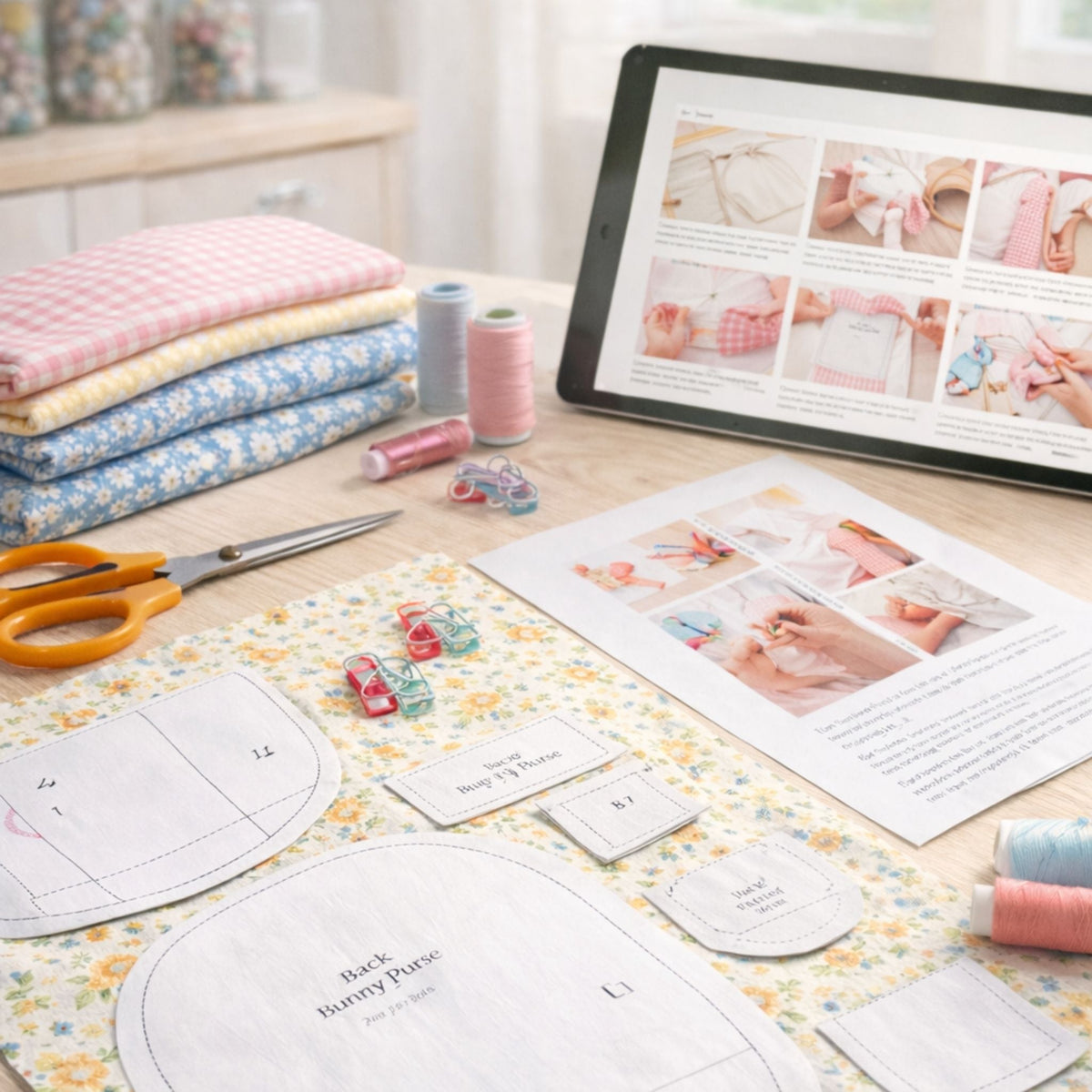 Beginner Sewing Tutorials and Step-by-Step PDF Guides