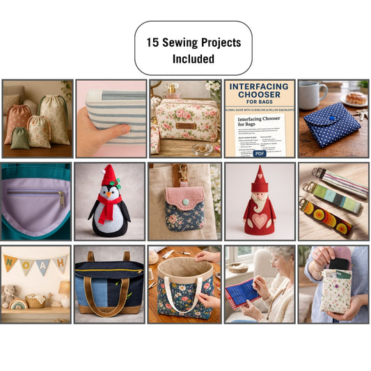 Complete Sewing Tutorial Library (PDF Bundle)