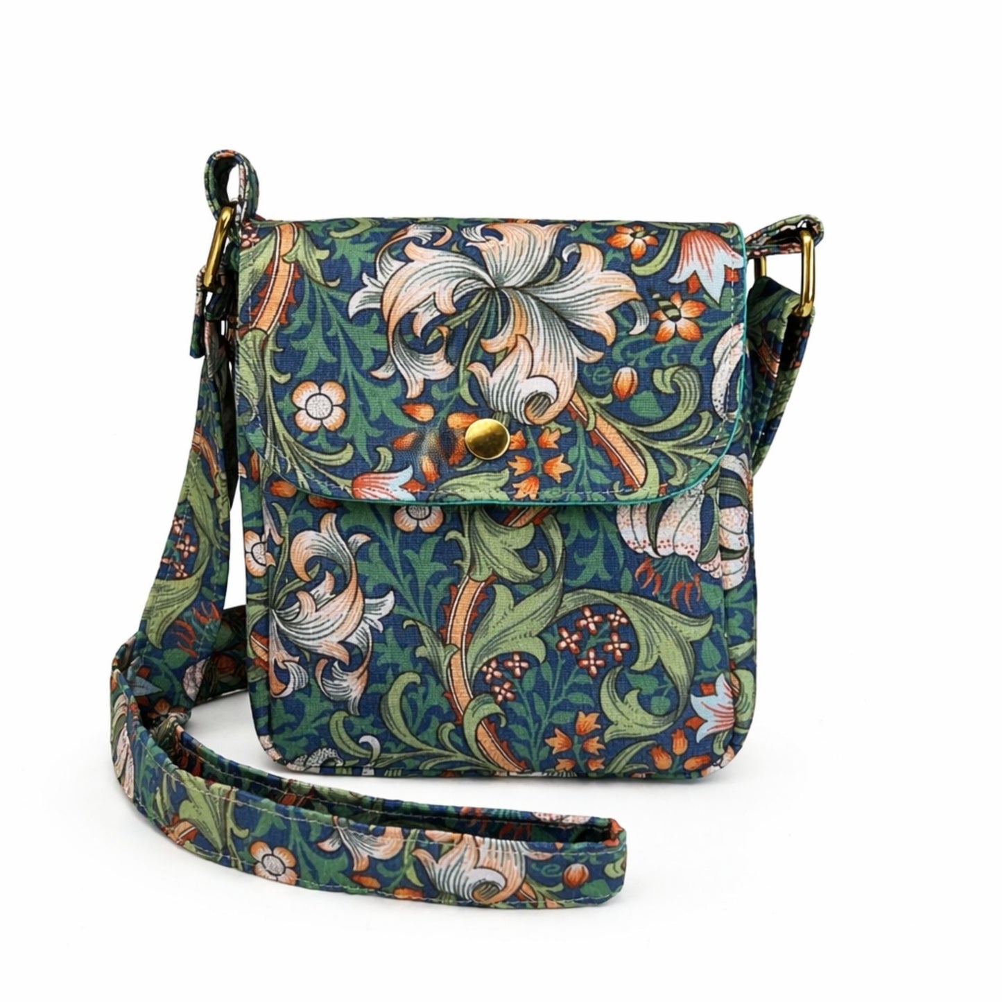 Golden Lily Midnight Crossbody Bag