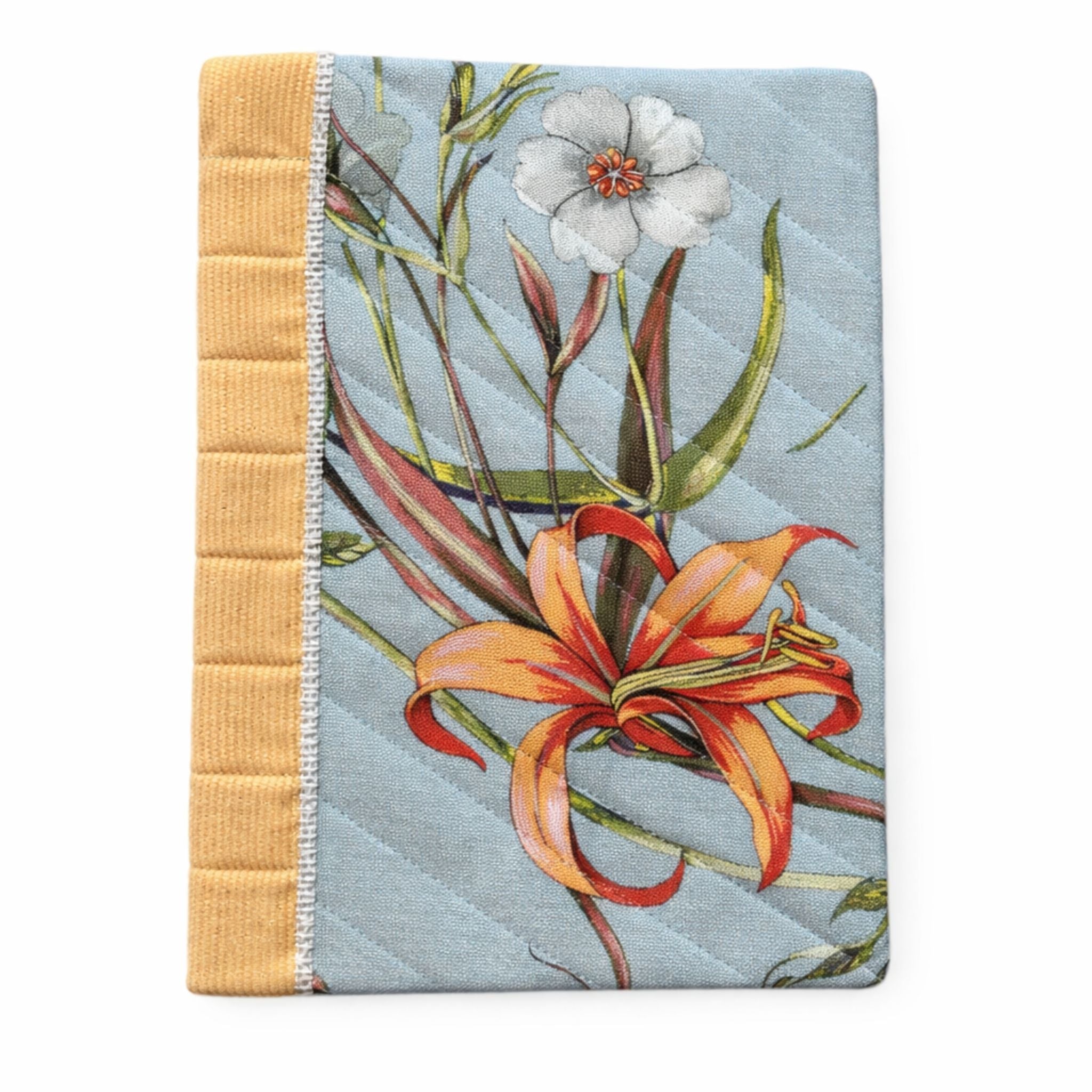 Apricot Floral A5 Notebook Cover