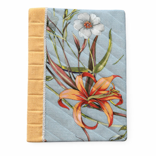 Handmade Reusable Floral Fabric Notebook Cover