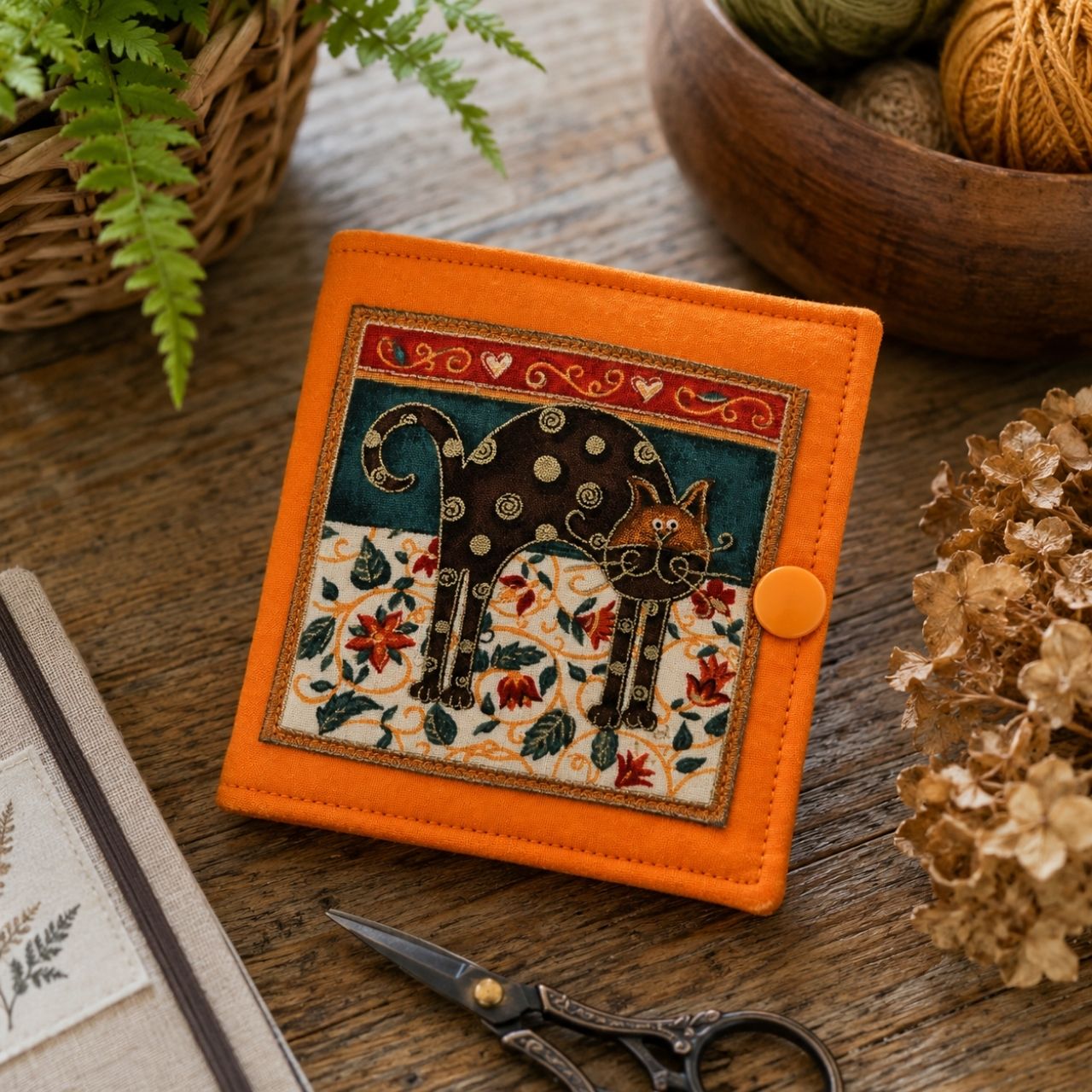Needle Case with Four Felt Pages (Multiple Designs)