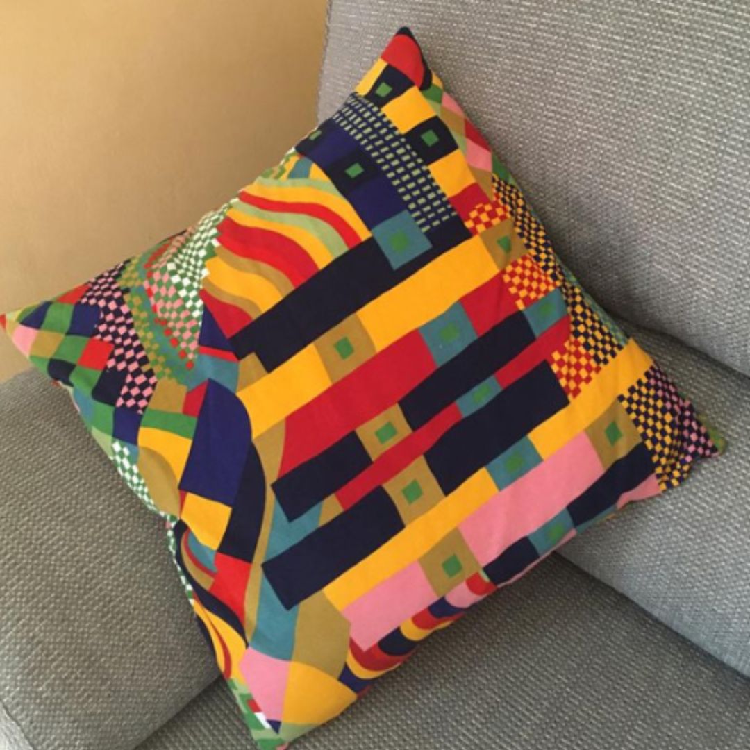 Liberty of London 'Bauhaus' Handmade Cushion Cover | Limited Edition Double-Sided Design