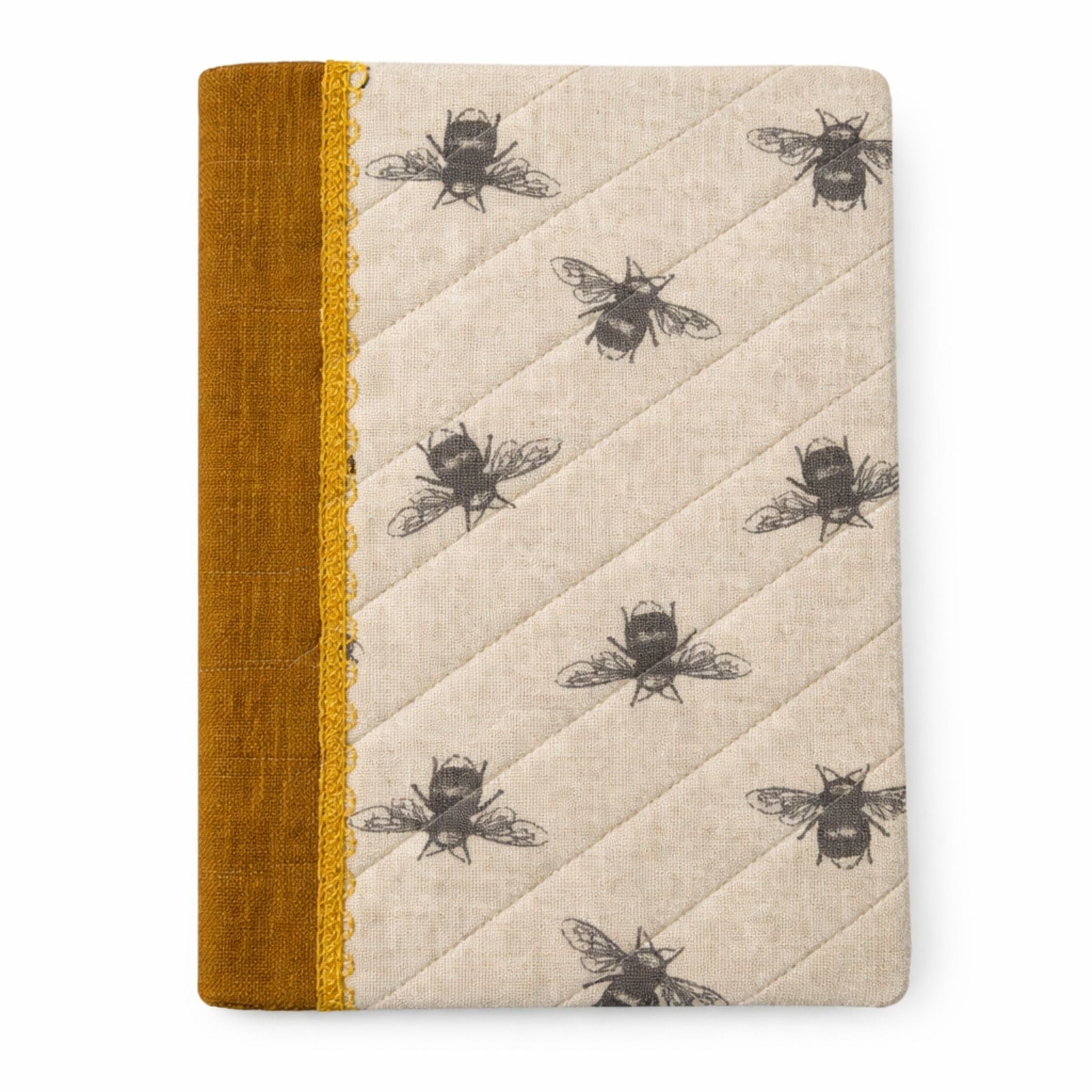 Bee Print A5 Notebook Cover