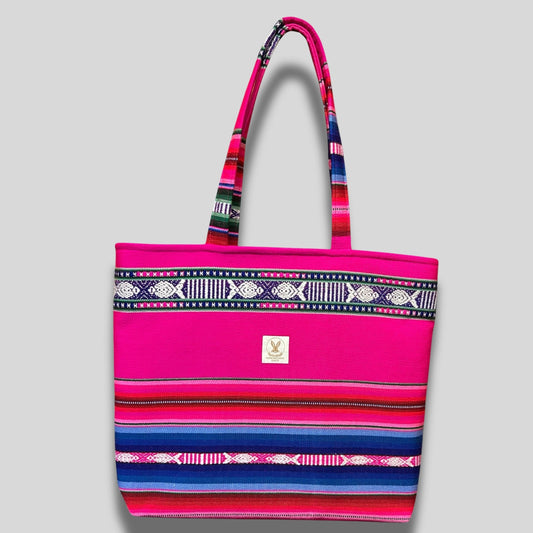 Handmade Tote Bag – Limited Edition Boho Style with Matching Zipper Pouch