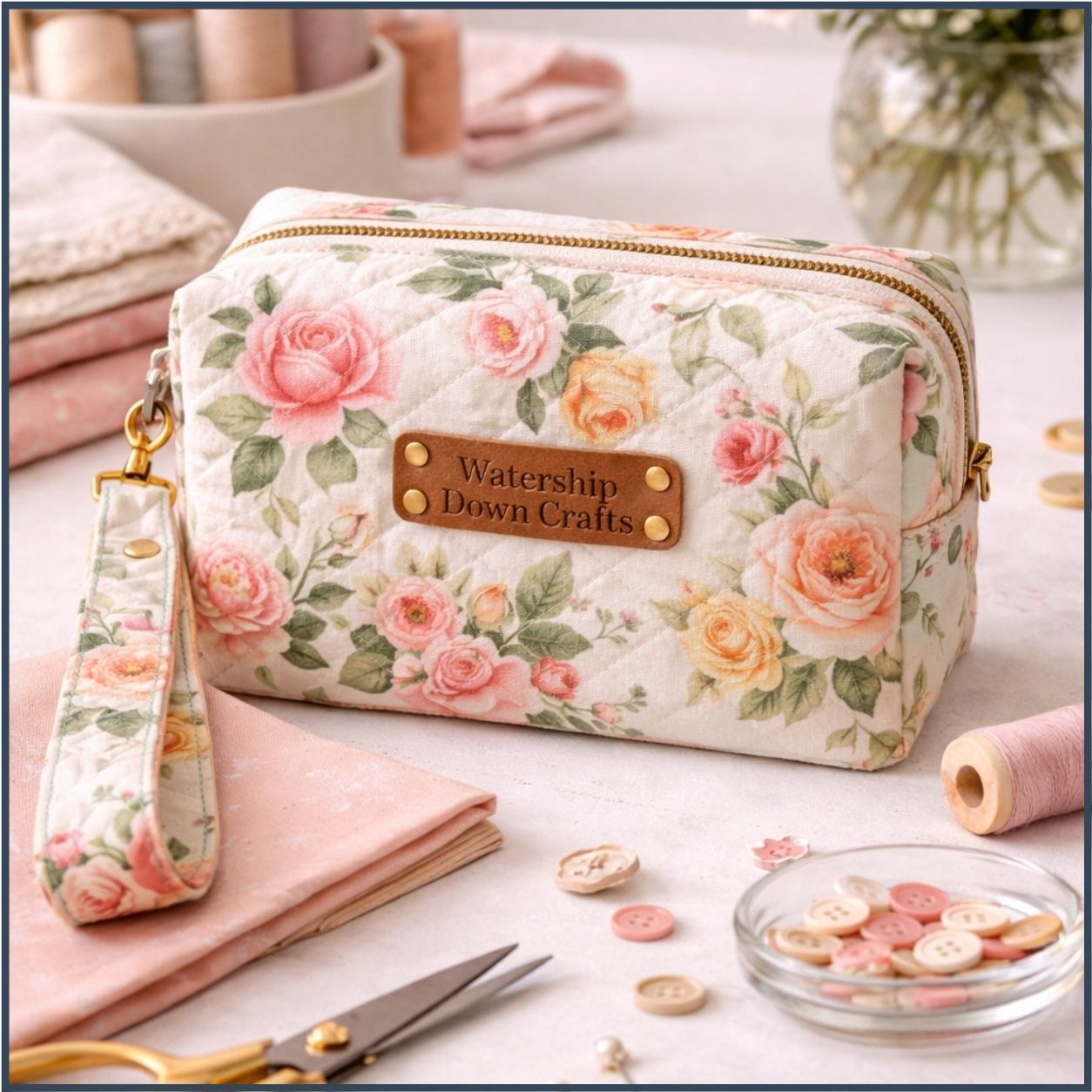 Boxed Zipper Pouch Tutorial