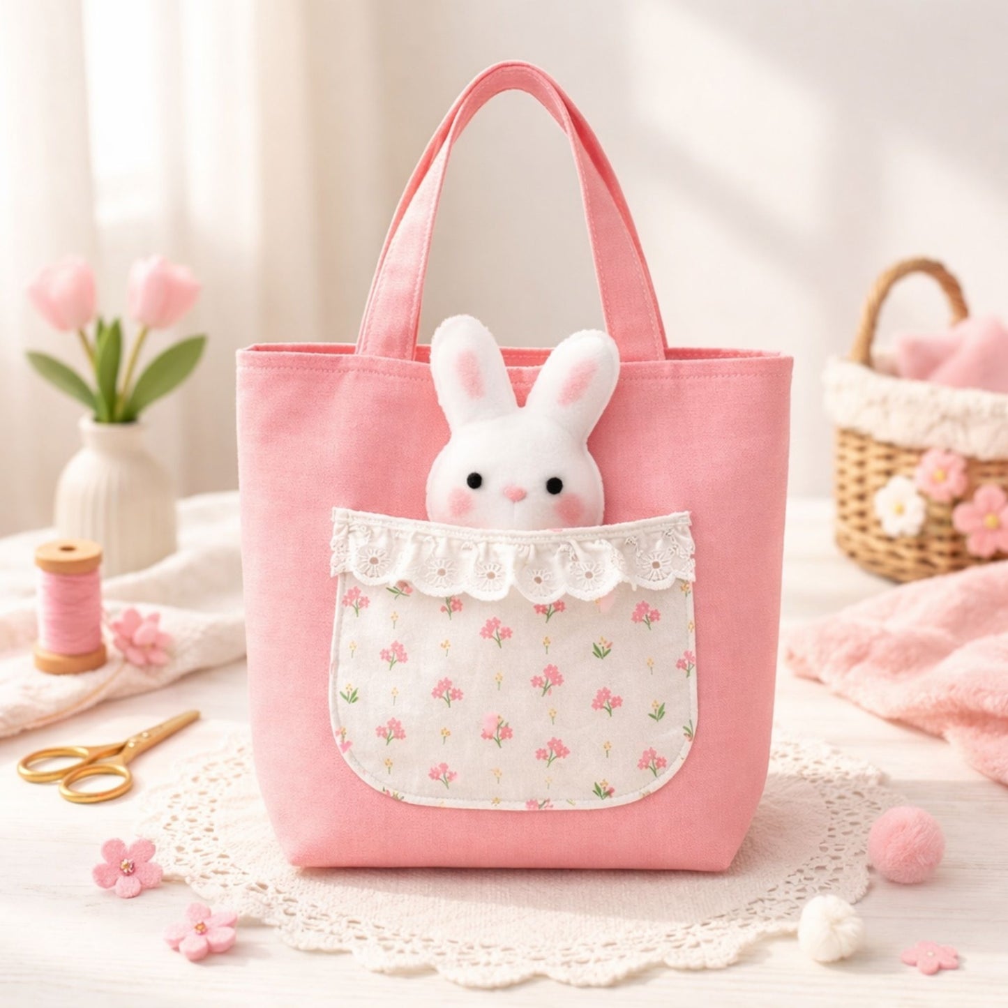 Peekaboo Bunny Tote Pattern