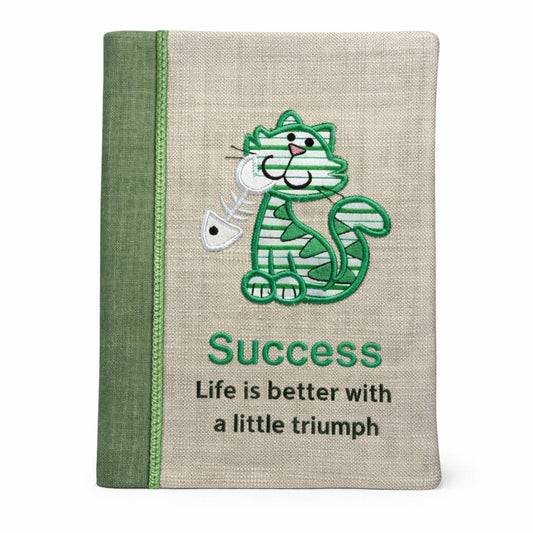 Eco-Friendly Handmade A5 Notebook Cover: Celebrate Success with Style