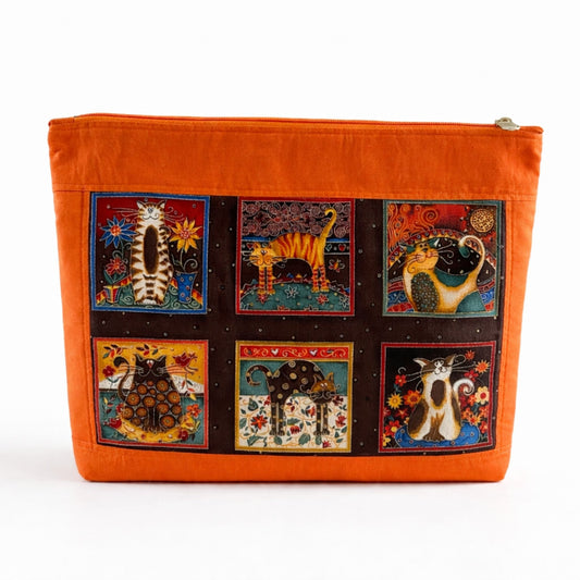 Orange Cat Project Bag