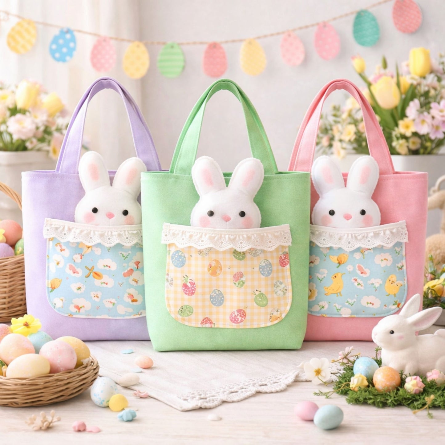 Peekaboo Bunny Tote Pattern