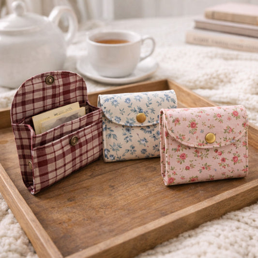 Fabric Card Wallet Sewing Pattern (PDF)