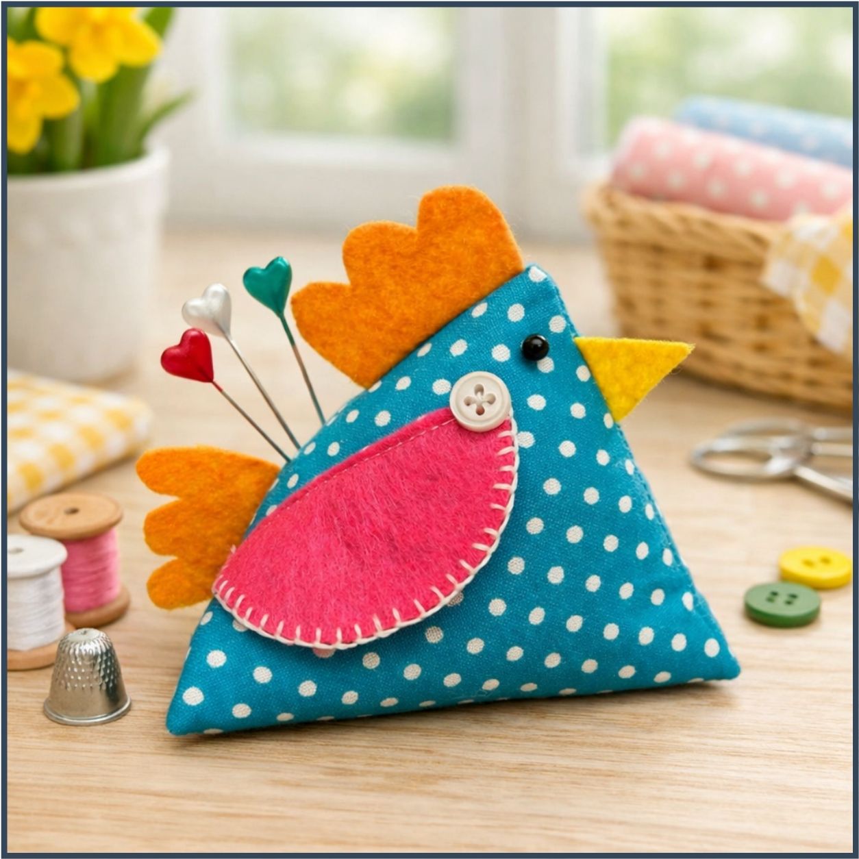 Fabric Chicken Sewing Tutorial
