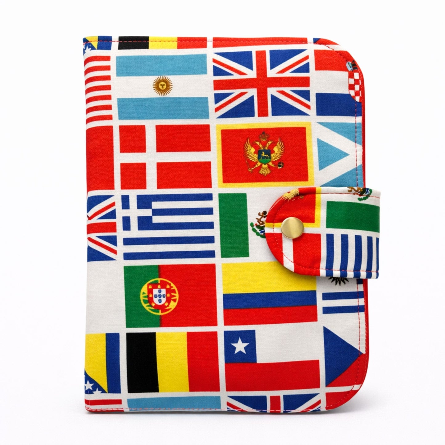 Family Passport Holder Travel Wallet | Multi-Passport & Document Organiser – World Traveller Flags