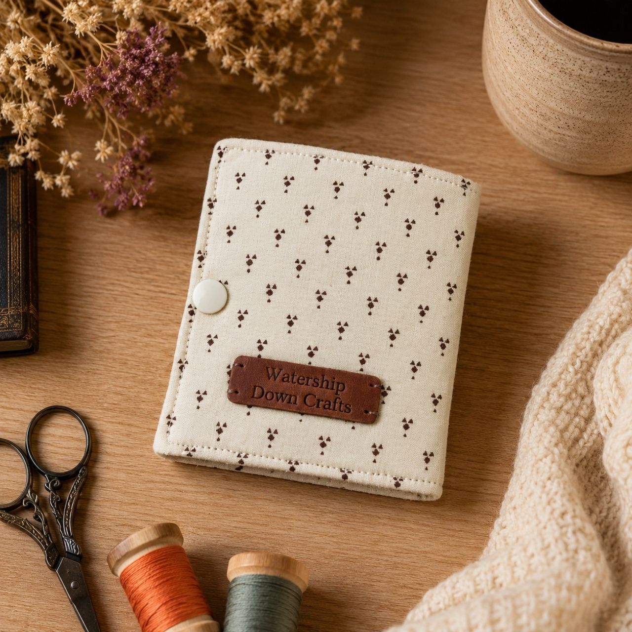 Needle Case with Four Felt Pages (Multiple Designs)