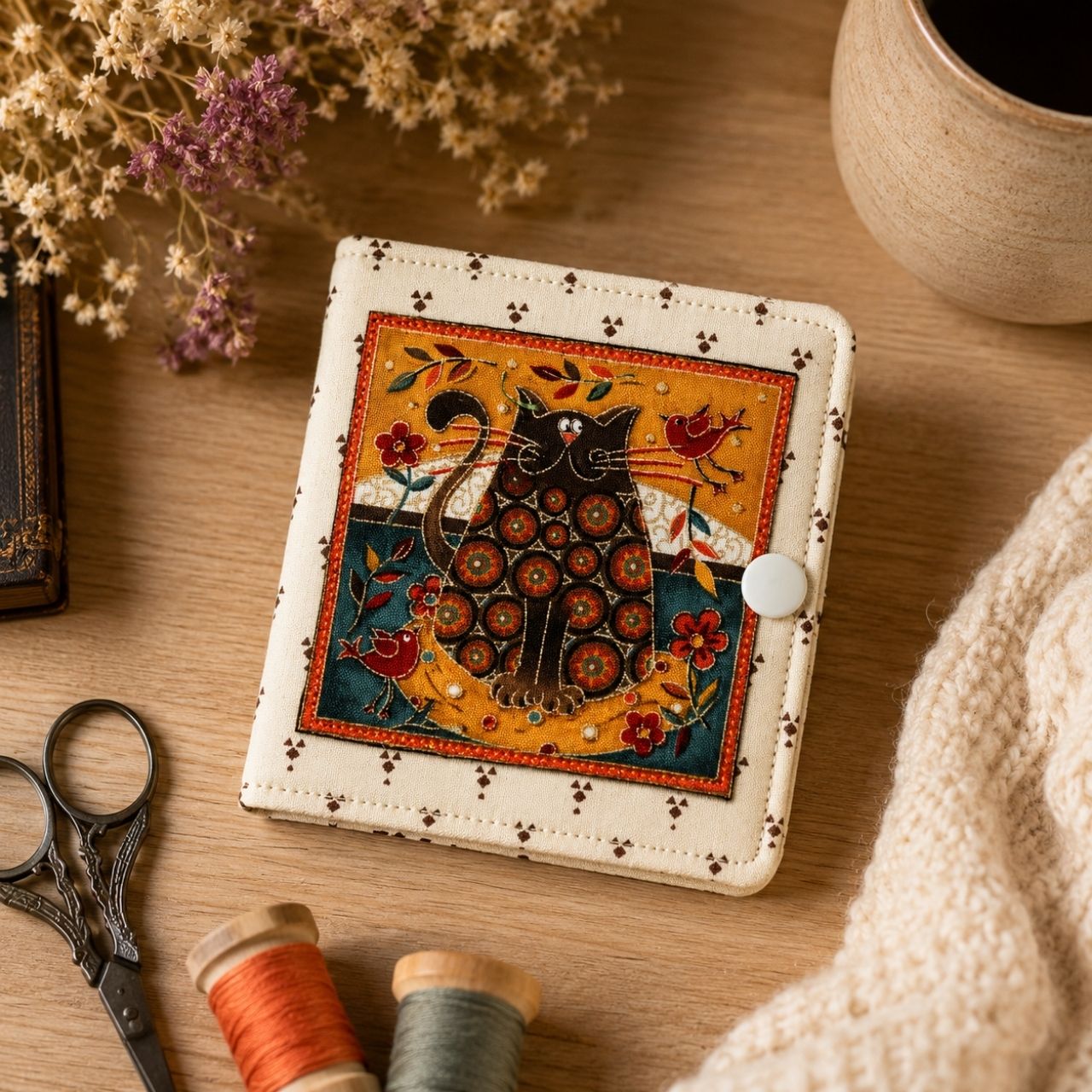 Needle Case with Four Felt Pages (Multiple Designs)