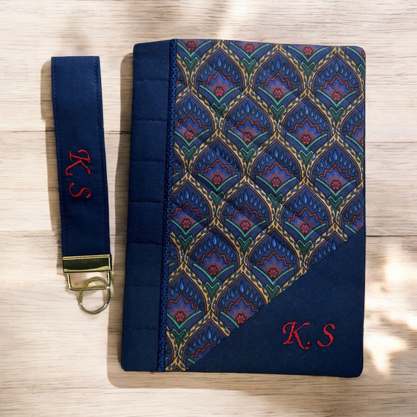 Personalised Embroidered Notebook cover