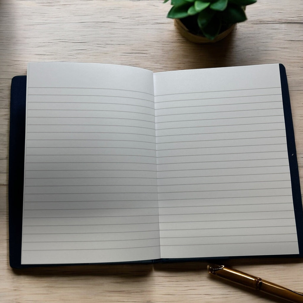 Personalised Embroidered A5 Notebook Cover