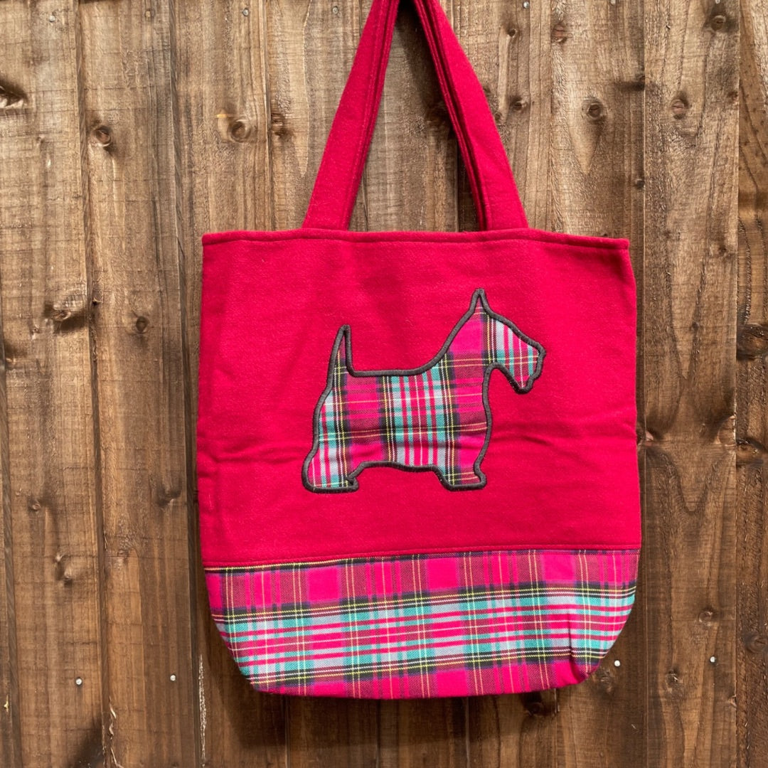 Red Scottie Dog Tote Bag