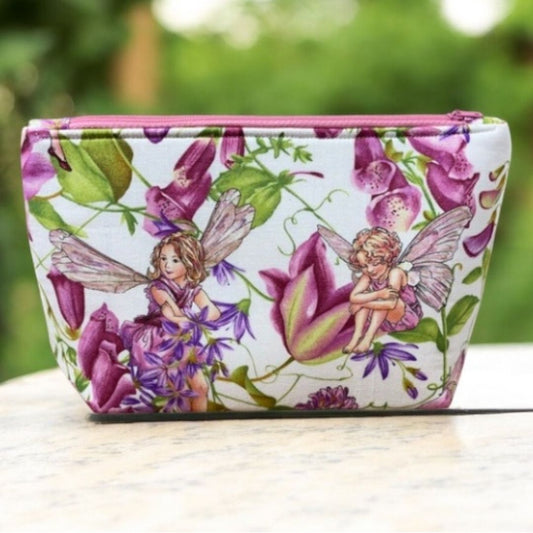 Handmade Zipper Pouch - Fairies