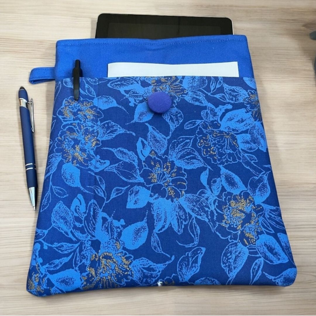 Handmade Tablet - Book Sleeve - Royal Blue