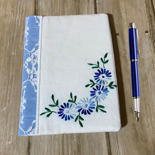 Handmade Vintage Hand Embroidered Notebook Cover