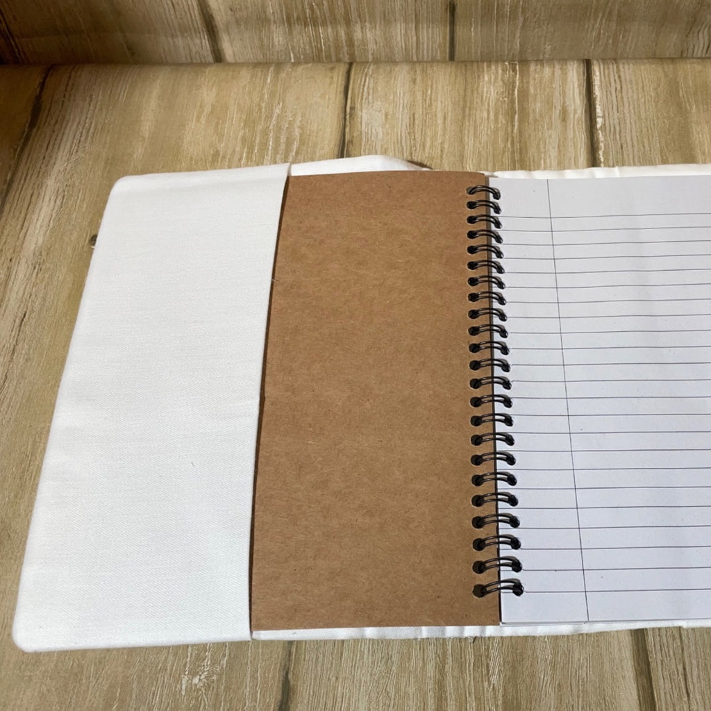 Vintage Hand-Embroidered Notebook Cover