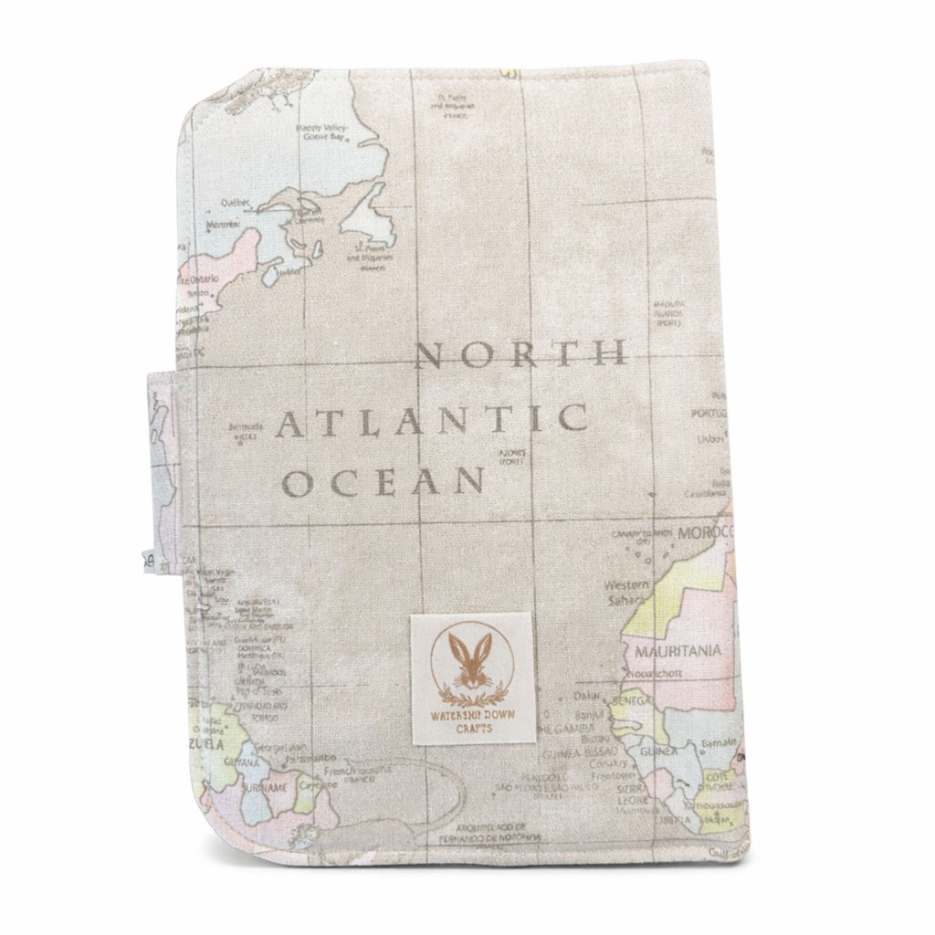 Vintage World Map Family Passport Holder