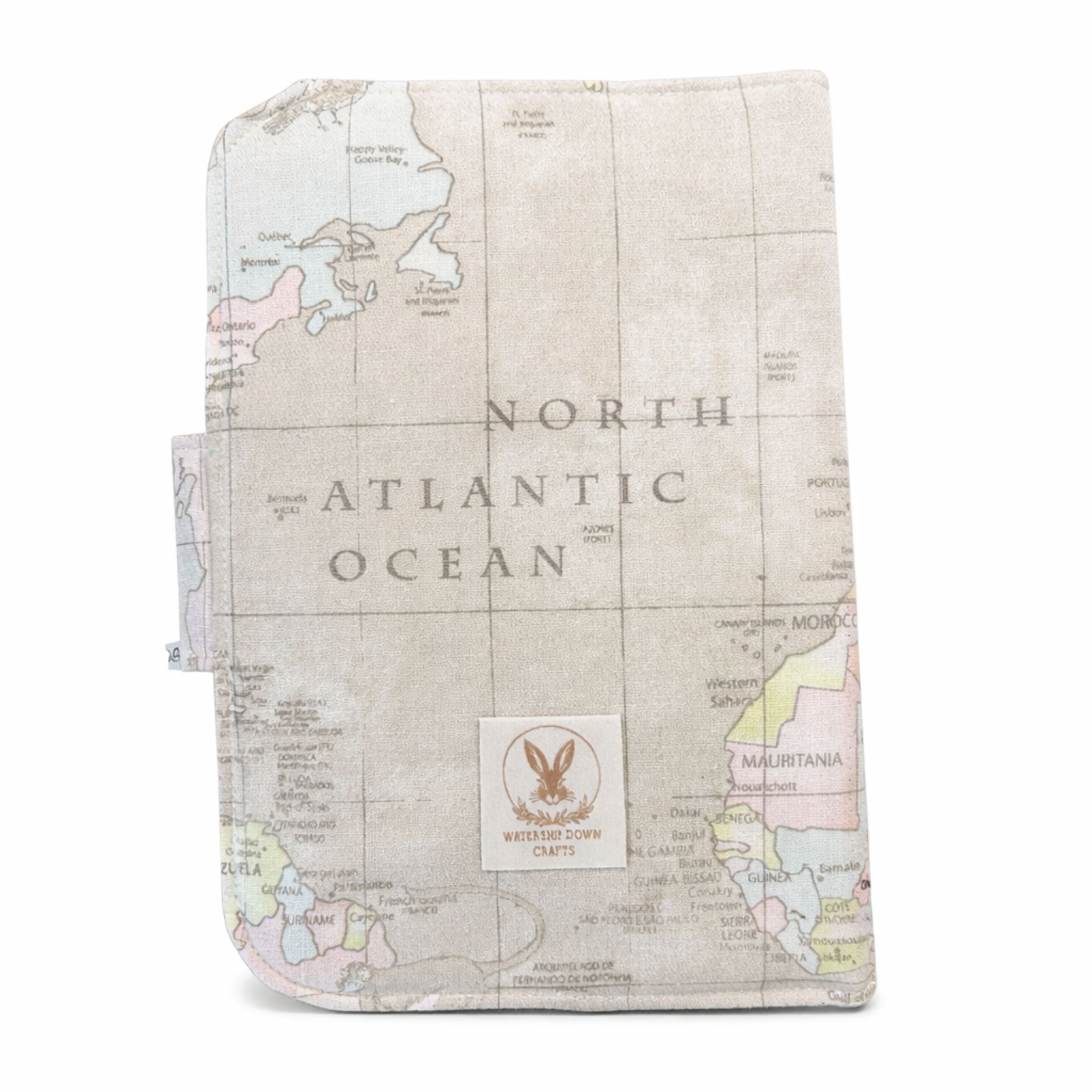 Vintage World Map Family Passport Holder