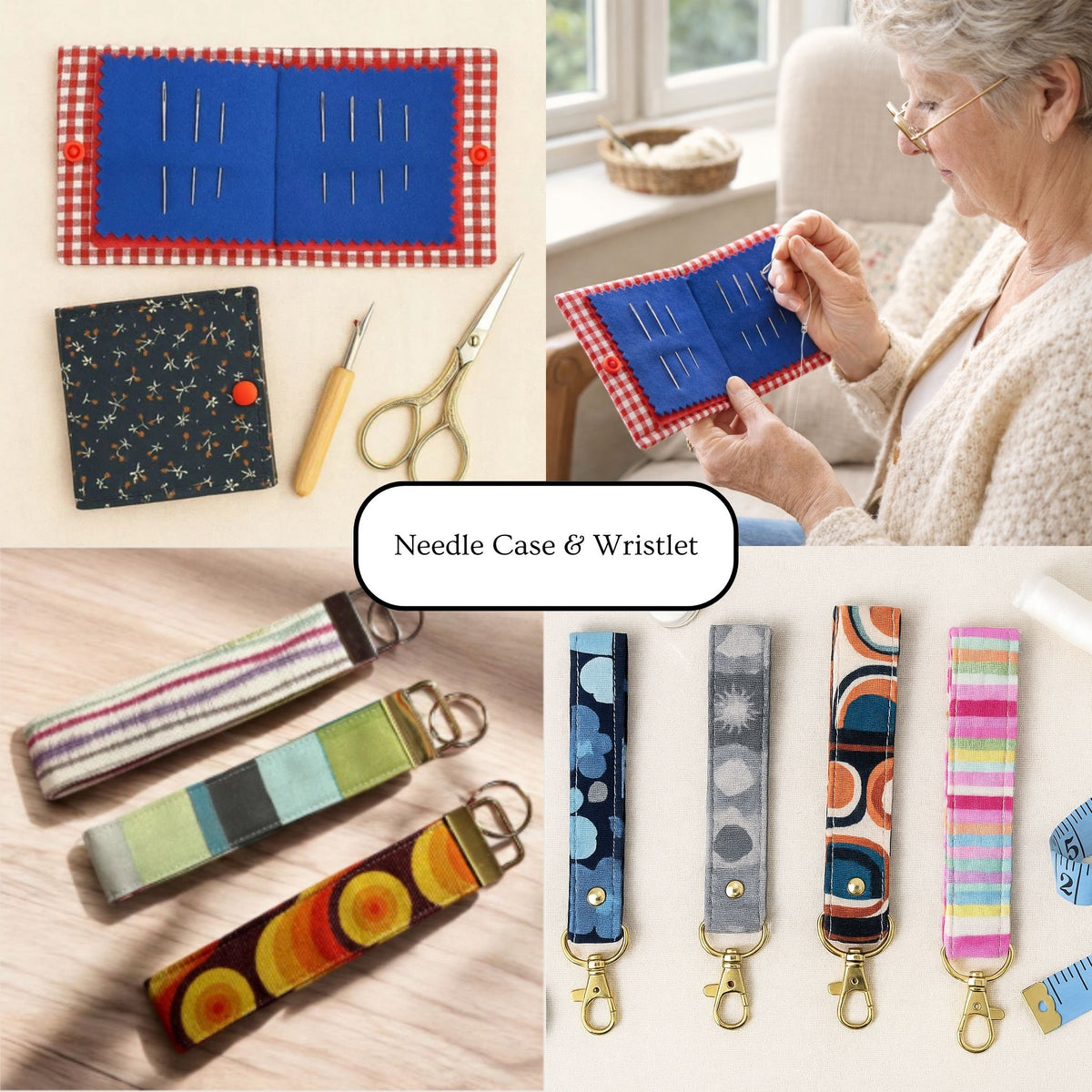 Needle Case Sewing Pattern – Easy Fabric Needle Holder Tutorial for Beginners