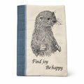 Otter Embroidered A5 Notebook Cover
