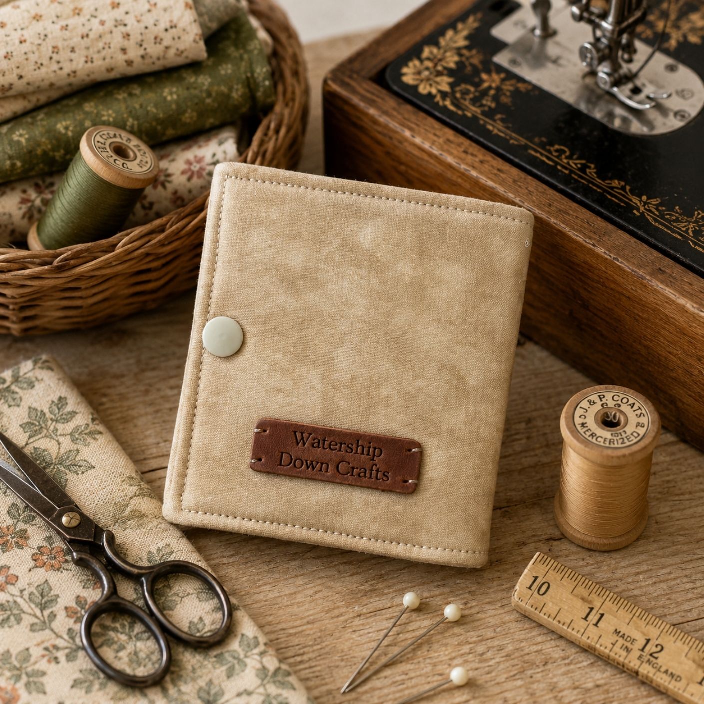 Needle Case with Four Felt Pages (Multiple Designs)
