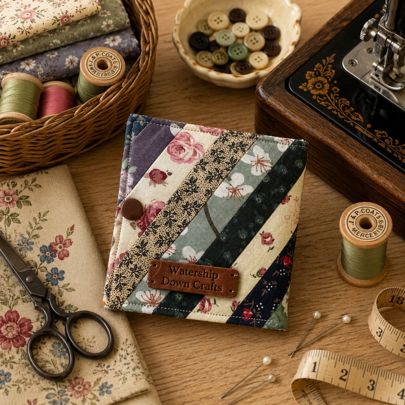 Needle Case with Four Felt Pages (Multiple Designs)