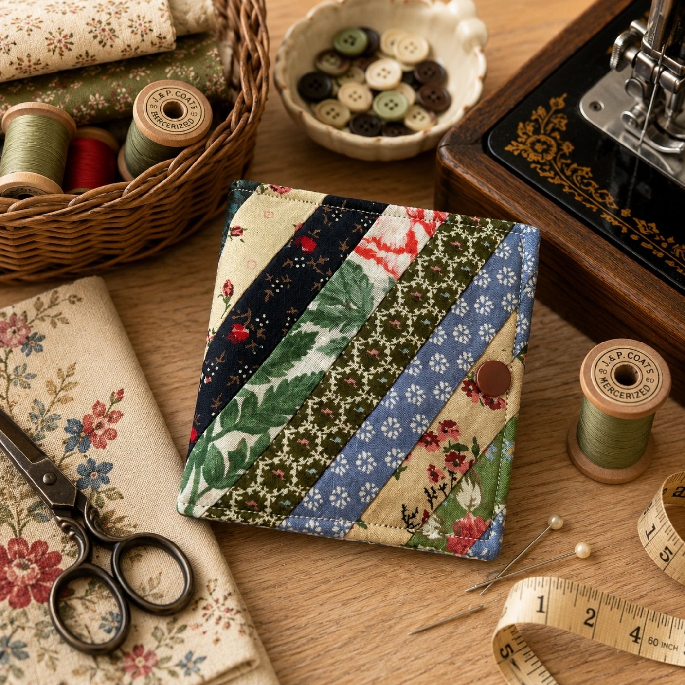 Needle Case with Four Felt Pages (Multiple Designs)
