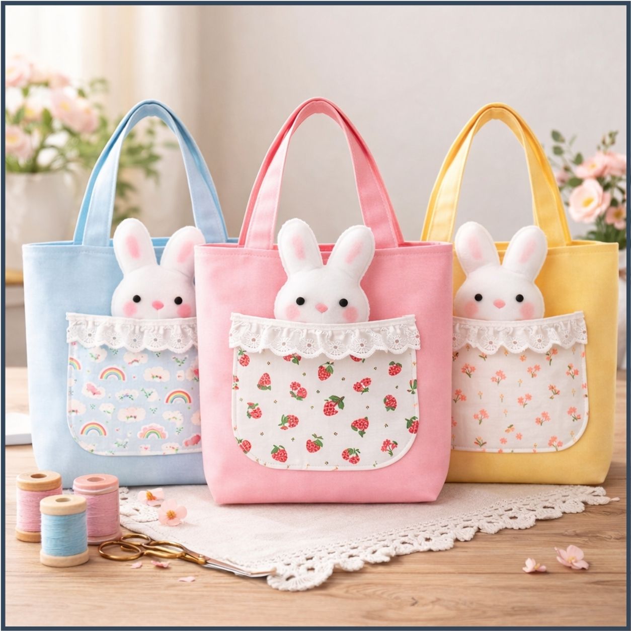 Peekaboo Bunny Tote Pattern