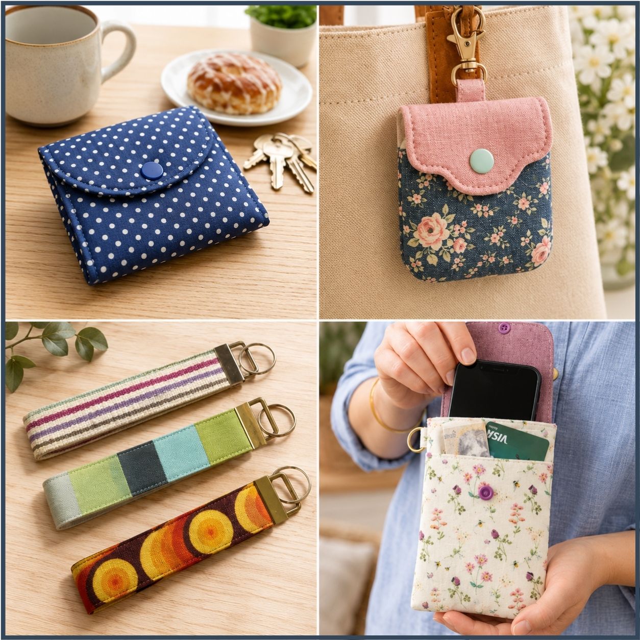 Wallet and Phone Accessories Sewing Bundle