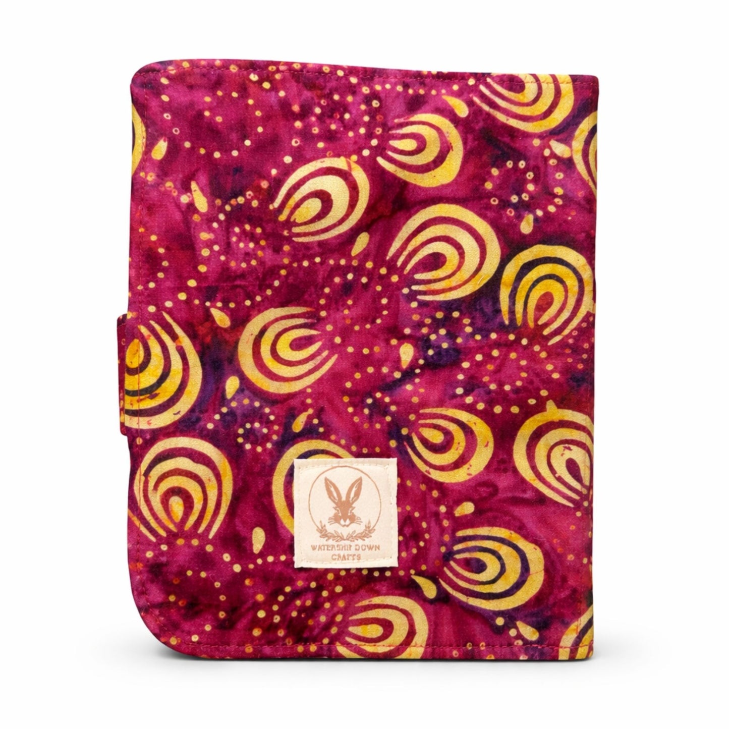 Family Passport Holder Travel Wallet | Multi-Passport & Document Organiser – Pink Batik Swirl