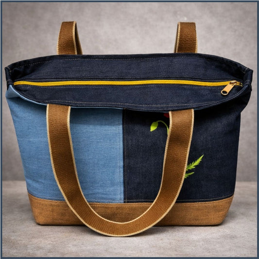How to Insert a Zip in a Bag – Printable Recessed Zipper Tutorial (PDF)