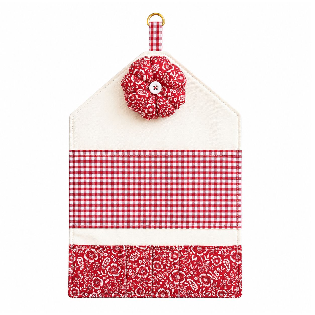 Hanging Sewing Organiser with Detachable Pin Cushion (Multiple Designs)