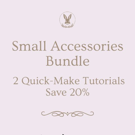Small Accessories Bundle – Wristlet Strap & Needle Case PDF Tutorials
