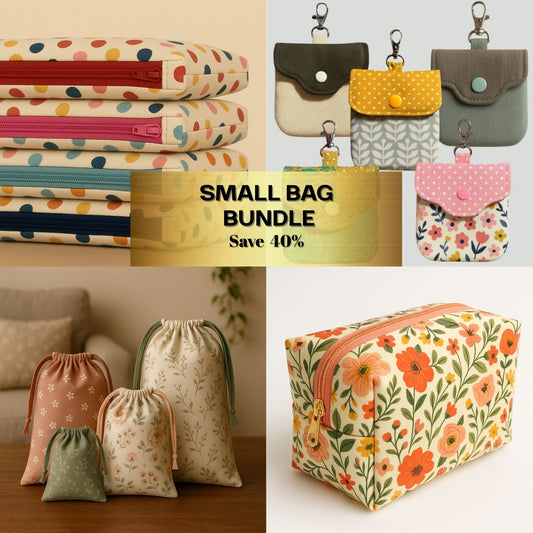 Small Bags Sewing Bundle – 4 PDF Tutorials