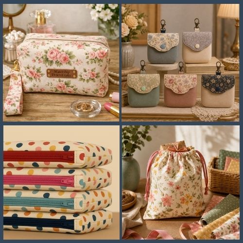 Small Bags Sewing Bundle – 4 PDF Tutorials